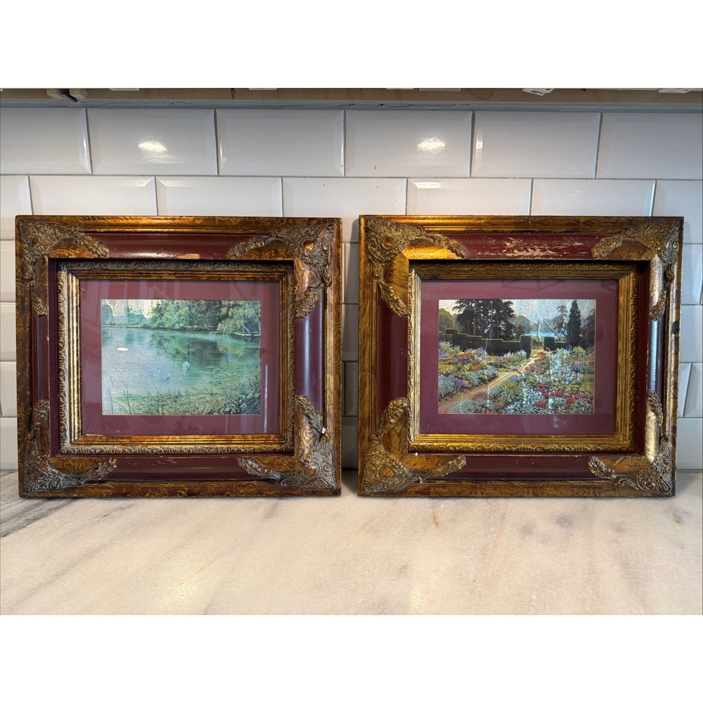 Set Of 2  Beautiful Framed, Rare Magic Manifestation Art 057